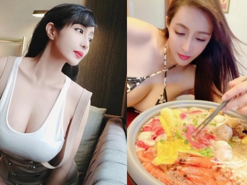 G 級辣模「蜜佧熙」在家吃火鍋穿「比基尼」！粉絲目光焦點全落在...