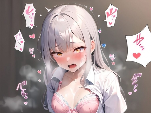 [AI Generation] Erotic portrait of a girl who is let out among transparent