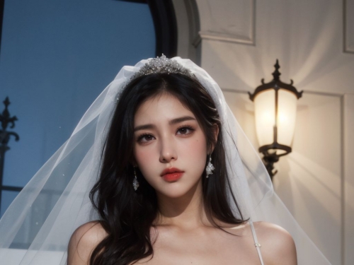 Collection - Ethereal Bride in Seductive White Ensemble - 2