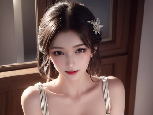 AI生成美女~護士+白色內著