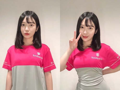 在家防疫就叫外送！熊貓「正妹外送員」制服一拉緊展現凹凸有致的曲線