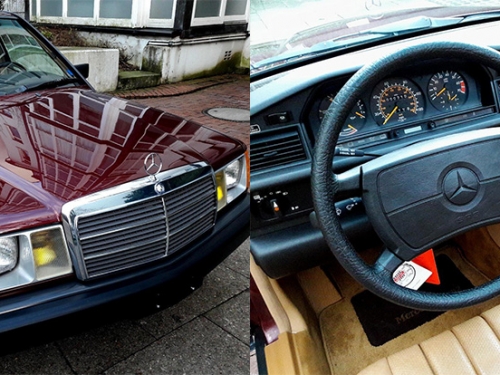 穿越時光機來的「霸告」？這輛 Mercedes-Benz 190E 根本就是新車...開價176萬hen可以！