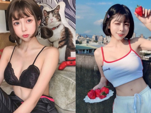 大眼萌妹「糖糖Chubby」俏麗短髮五官超精緻，水蛇腰間讓全視角都狂辣性感！