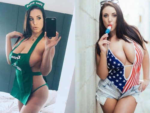殘暴系AV女優《Angela White》爆乳狂夾　「工業級吸嘴」榨汁速度快狠準