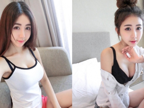 「爆乳版鄧紫棋」白皙酥胸好軟嫩！性感肩帶上衣暴露「美乳秘密」！