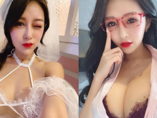 此婚必搶！兇猛正妹「安希Vicky」披白紗袒巨乳要出嫁，火辣新娘激發男粉必娶決心！