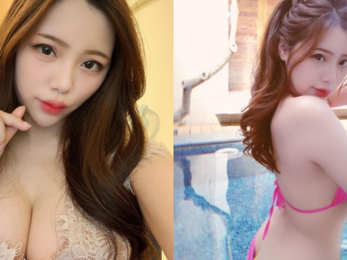 夏天沒到先偷跑！「依依」搶先穿比基尼秀白嫩美肌，「長輩深溝」提早面世啦！