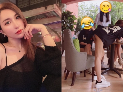 性感下身失蹤裝被偷拍！「F罩杯奶油妹」Maggie白嫩蜜桃臀弧度好驚人