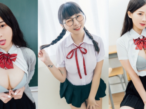 神聖的學習殿堂竟然被這些需求超大的「不良女學生」玷汙了！