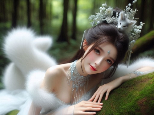 Sister Fox in the Forest
