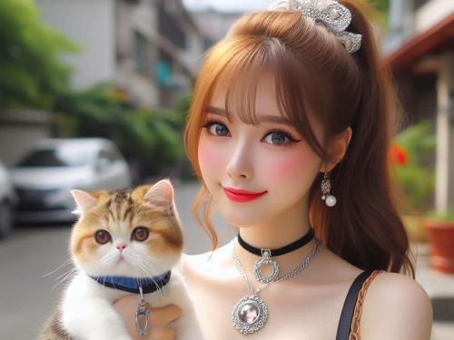 青春的妹子果然好（貓咪風格）