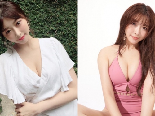 太辣！「成語蕎」推出寫真年曆　解放胸前「D 乳」炸出超深事業線