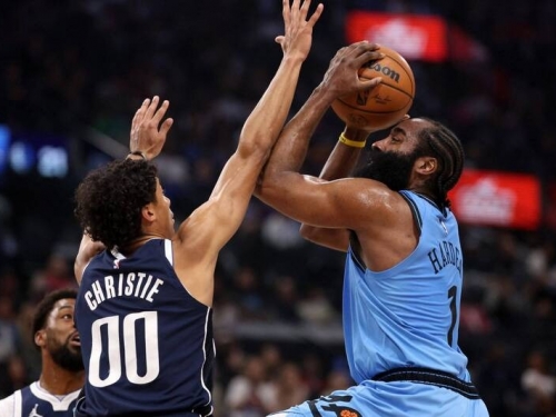 NBA》哈登、雷納德同場發威！快艇全員得分打爆獨行俠收4連勝