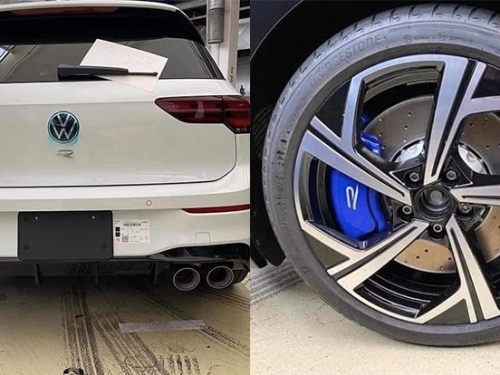 VW MK8 Golf R 間諜照流出！ 新款「R」標、鋁圈、四出尾管搶先看