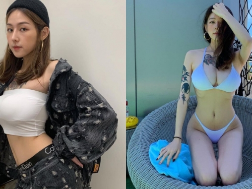 超火辣「性感巨乳正妹」，臉蛋身材都犯規！鄉民大喊：這刺青我很可以！