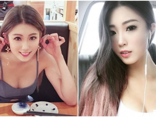 好辣！餐廳驚見「超低胸裝正妹」，原來是美豔爆乳超模！