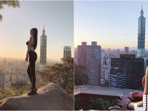 爬山遇到也要多看好幾眼！「超低胸」運動內衣妹子，胸前兩球肉丸子又大又白...