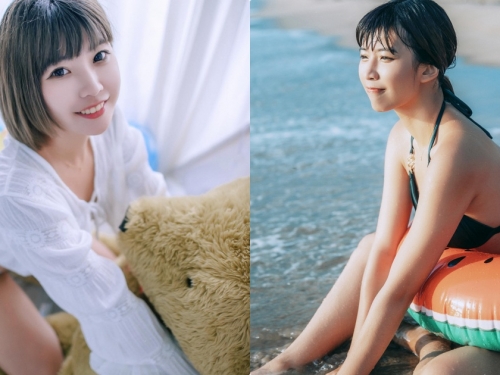 性感女畫家「果寶寶」柔軟雪乳誘惑，畫室裡的作畫場面太噴血！