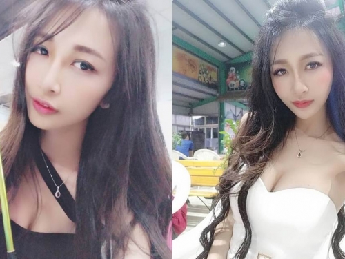 釣蝦場女神「沐雨柔」高挑比例太吸睛，性感深溝讓人無法專心釣蝦了！
