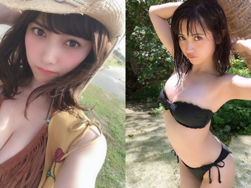甜美小護士轉職「美乳寫真女星」，白嫩嫩火辣身材「清純又性感」！