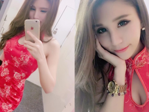 美乳正妹「自備紅包袋」來拜年！「兇級乳量」保證裝滿滿，雙手無法掌握！