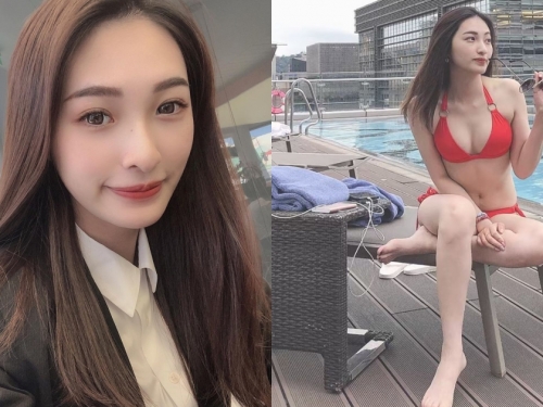 台中Nissan超正女業務「鐿婷」，OL制服脫掉好驚喜，「雪白美胸」養眼到想多買幾台！
