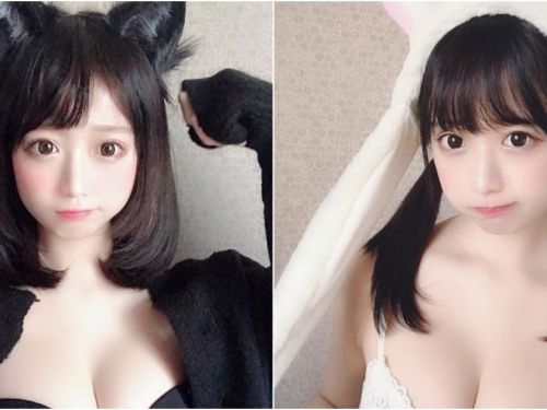 貓貓兔兔哪個可愛？童顏coser「yami」嬌小白嫩，拍照尺度卻很大～
