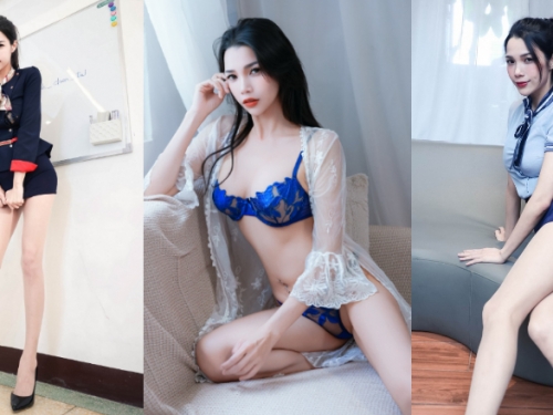 8頭身性感保姆腿長超過身體一半　根本就是空服員專業戶