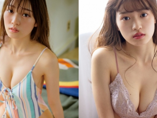 現役女大生「岩本愛末」比基尼出擊！青澀寫真釋放滿滿的 20 歲青春活力！