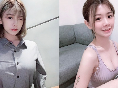 快救救那件襯衫！人氣正妹「青青」豪乳險撐爆鈕扣...甜美臉蛋下是包不住的「巨型山峰」