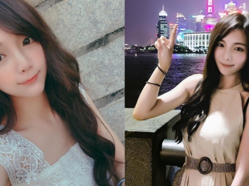 美人太奪目！「小福芯」水汪大眼電力十足，白嫩好身材立馬將異國美景PK下去！
