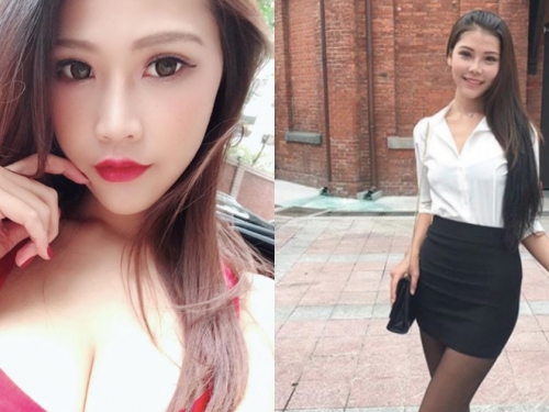 性感OL「Hanna漢娜」出沒！「白襯衫黑窄裙」標準配備讓人忍不住想起SOD～