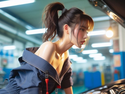 會修車的妹子最正了