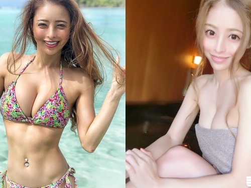 不科學巨乳蜂腰！在家圍一條薄薄小浴巾「渾圓巨乳」都要掉出來啦～