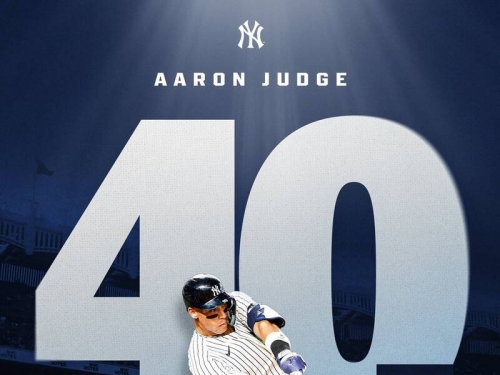 MLB》賈吉40轟！ 洋基再次首局「背靠背靠背」開轟寫史上最狂紀錄