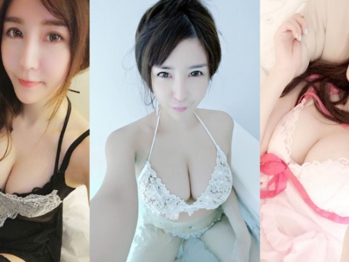 這妹子的雅量驚人！「白皙奶妹」波濤洶湧一波接一波！