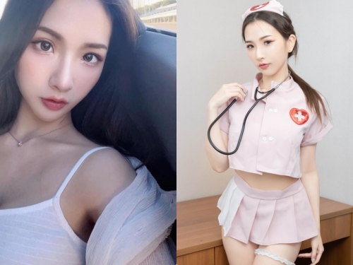 超美胸護士「Shasha刷刷」曲線太辣，診間幫我做「神秘身體檢查」！