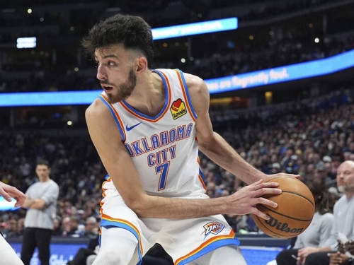 NBA》西部霸主雷霆壞消息！ 216公分榜眼中鋒再休3到5週