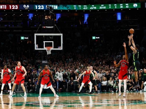 NBA》暴龍輸得好冤啊！ 裁判報告認定塔圖姆絕殺走步