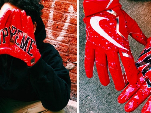 你捨得用嗎？Supreme x Nike Jet 4.0橄欖球專用手套 兩張小朋友即可入手的潮物單品！