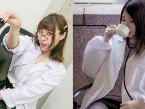 我們醫生來打擾了！性感女醫師強制訓練男病患延遲射精技巧