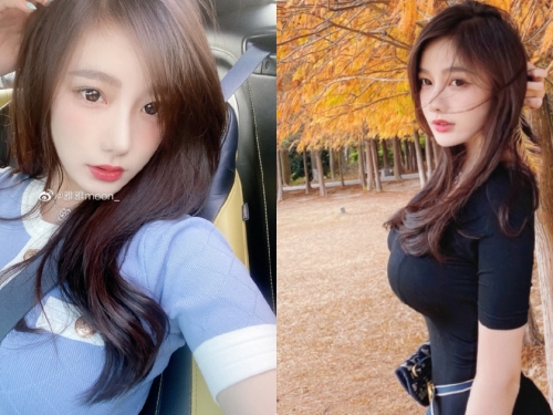 清華大學正妹「賞落羽松蹦出驚人核彈」，「超凸出的乳量」好有看點！