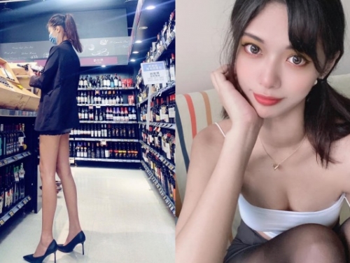 「大賣場長腿正妹」是她！178 cm 辣模「蘇蔚」靠逆天美腿收服網友