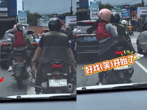 天兵女友下車撿東西　竟認錯男友上錯車