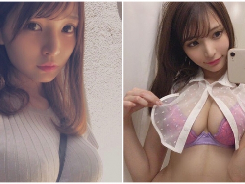背帶都陷進去啦！超火辣「G奶正妹」人稱「福岡天然珍珠」的絕世天然美顏！