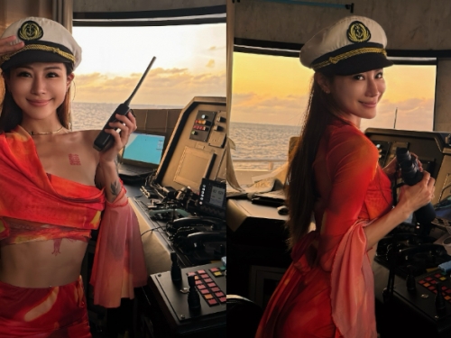 別暈船！最性感女船長不怕風雨大　笑稱：反正我夠浪！