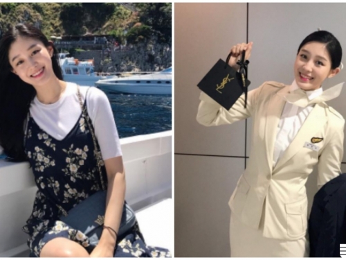 韓國天使系正妹空姐！　「烏黑長髮+甜美笑容」看了好難抗拒！