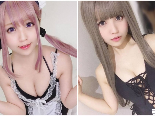 超豐滿的爆乳女僕！穿低胸裝服務你，火辣享受太犯規了！