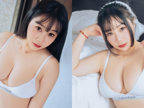 與「超核彈巨乳正妹」約會，穿CK內衣...還露出美臀視角！