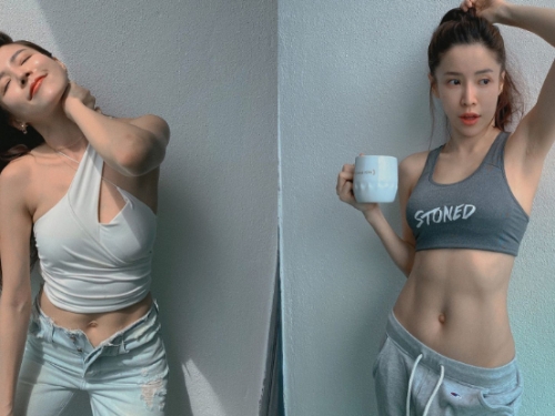 太辣眼！大馬小健貨「艾比Abigale Tee」狂展美體緊緻又逆天，火辣馬甲燙傷所有男人心！